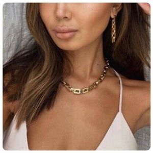 Eddie Borgo Supra Link set: Earrings + Necklace for Ania (trade) - RESERVED